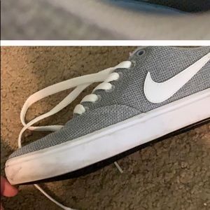 Nike , grey /white size 6